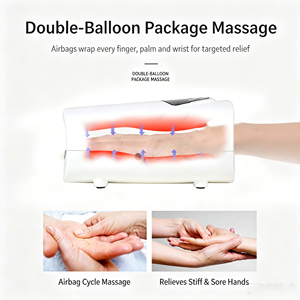 เครื่องนวด<span class=keywords><strong>มือ</strong></span>แบบไร้สาย พร้อมความร้อนและการบีบอัดอากาศ สำหรับบรรเทาอาการปวดข้ออักเสบและโรคอักเสบในอุโมงค์ข้อมือ - Product Image 2