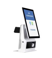 15.6 pouces tout en un Pos bureau libre-service Terminal fenêtre I3 4 + 64G multi-écran tactile système Smart Pos