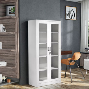 Archivador Metálico Moderno de 2 Puertas para Oficina en Casa, Sala de Estar, Dormitorio, Escuela, Hotel, Sótano, Almacén, Hospital - Product Image 2