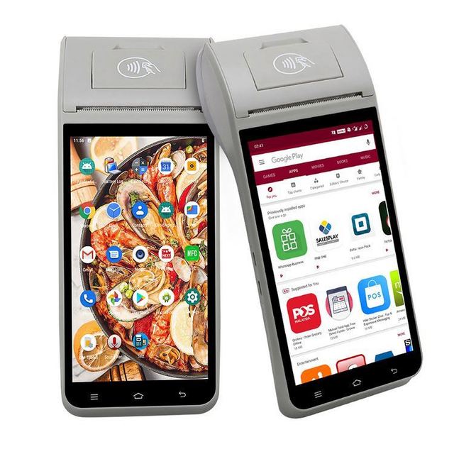 Android POS Handheld Smart POS Terminal with 4G WIFI Bluetooth Barcode Scanner Thermal Printer PDA Z91