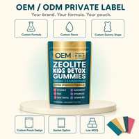 Gummies Détox 9-en-1 pour Enfants au Zéolite OEM – Oméga-3, Magnésium, Vitamine C, Zinc, Chardon-Marie, Sureau, D3, B12 – 60 Comprimés
