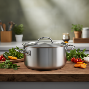 Pentola Alta Chef Classic da 3 Qt in Acciaio Inossidabile con Coperchio per Uso su Fornello - Product Image 3