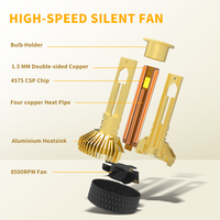Faro Led automático K15 300W 30000lm H1 H3 H4 9005 12V Luces Para 9005 Focos H11 Luces H7 Faros H4 bombilla de luz Led para coche