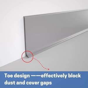 Rodapié <span class=keywords><strong>Autoadhesivo</strong></span> de PVC Suave a Buen Precio, Zócalo Flexible de Goma, Protector de Pared, Adhesivo para Ventanas y Línea de Cintura - Product Image 3