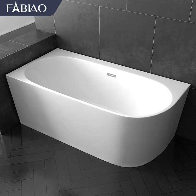 China factory sell acrylic soaking square small deep corner bathtub indoor bath tubs freestanding bath