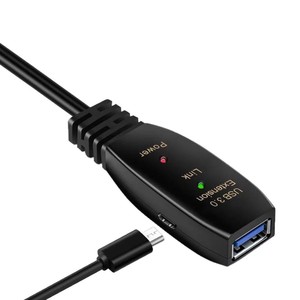Usb 3.0 Extension Cable With Chip Amplifier For Surveillance <b>Cameras</b> 5 To 20 Meters Black Copper <b>Wire</b> - Product Image 5