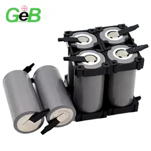 GEB 32700 6500mAh 6000 Cycle 3.2V Lifepo4 Batterie 32650 LFP32700 6000mAh Batterie Cylindre avec Feuille de Nickel et Entretoise 33A 55A