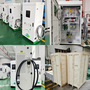เครื่องชาร์จรถยนต์ไฟฟ้าแบบเร็ว 80KW 100kW 120kW 180kW IP54 CCS2 GBT CHAdeMO พอร์ตคู่ <span class=keywords><strong>MG</strong></span> <span class=keywords><strong>ZS</strong></span> ได้รับการรับรองมาตรฐาน CE - Product Image 2