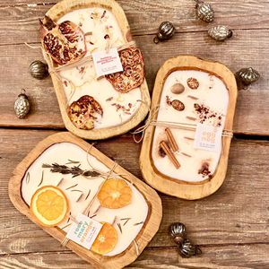 Velas Aromáticas Artesanales Rústicas en Recipientes de Masa, con Mechas de Madera, Aromas Personalizados, Larga Duración, Orgánicas, para el Día del Padre - Product Image 5