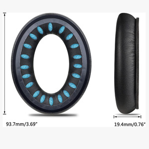 Almohadillas de repuesto de cuero proteico para auriculares Bose Triport TP1 AE1, almohadillas de espuma viscoelástica de alta densidad - Product Image 5