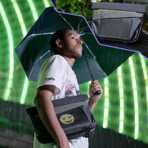 <span class=keywords><strong>DIVOOM</strong></span> LED para Pixel Art Flip Design Bolso de hombro Impermeable y pantalla táctil Accesible para uso diario y aventura al aire libre - Product Image 2