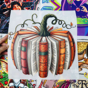 Bán Buôn Tùy Chỉnh Thiết Kế Dán Trên Áo Sơ Mi Vải Dtf Truyền Nhiệt In Ấn Dtf Chuyển Thiết Kế Sẵn Sàng Để Báo Chí - Product Image 6