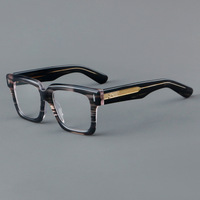 Fabricant de Montures de Lunettes Carrées en Acétate Anti-Lumière Bleue de Luxe pour Femmes, Modèle 2026 Vintage, avec Logo Personnalisé en Gros
