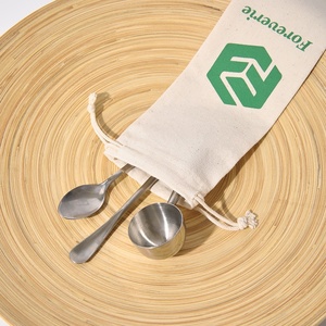 Sacs cadeaux en coton, sacs de rangement pour baguettes et cuillères, pochettes à cordon, organiseurs de pinceaux de maquillage et sacs pour cordes de guitare - Product Image 4