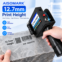 Imprimante à jet d'encre portable Aisomark pour l'impression de logo, de texte et de numéro de série sur les uniformes scolaires, les chemises publicitaires, les vêtements