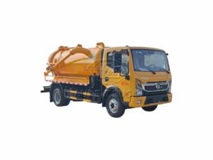 New Dongfeng 6×2 Sewage Suction Truck 5 Cubic Heating Tank Anti-Freezing, Domestic & Import Oil Circulation Vacuum Pump Optional - Product Image 1