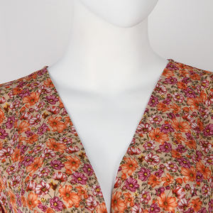 2021 la ropa de primavera moda de verano boho dama de las mujeres floral de manga corta rojo elegante vestidos casuales - Product Image 5