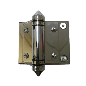 Charnière de portail en verre sans cadre pour clôture de <span class=keywords><strong>piscine</strong></span>, charnière de portail hydraulique à fermeture douce Applause, charnières de serrage pour verre - Product Image 1
