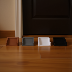 Juego de 4 Tope de Puerta Creativos Antiviento, Bloqueador de Puerta de Goma para Montaje en Suelo, Anticolisión, en 4 Colores - Product Image 2