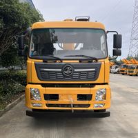 Camion grue à flèche droite CLW 6*4, grue montée sur camion d'une capacité de 14 tonnes pour les projets de construction et de levage lourd