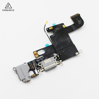 Connecteur de Dock de Port de chargeur USB Original pour iPhone 6G câble de charge flexible avec remplacement de réparation de Microphone