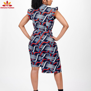 <strong>New</strong> <strong>Fashion</strong> off Shoulder Dress Women African Ankara Traditional Dresses <strong>Kitenge</strong> Designs With a Nice Quality - Product Image 4