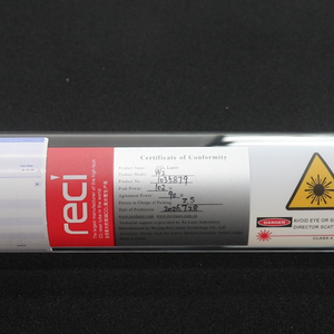 Tubo Láser <span class=keywords><strong>HCO2</strong></span> Lihua Reci 6 90W, Tubo Reci 130W, Accesorios para Equipos Láser Industriales, Láser de Vidrio - Product Image 2