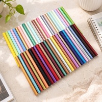55 Colores, Mini Barras de Cera Redondas de 10x0.7cm, Pequeñas Barras de Cera para Sellar Sobres e Invitaciones, Venta al Por Mayor