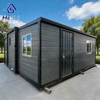 Casa Prefabricada Expandible en Contenedor de 20 Pies, con Piso de MGO Incombustible, 39 m², 1, 2, 3 o 4 Dormitorios, Casa Móvil Impermeable Tipo Cabaña