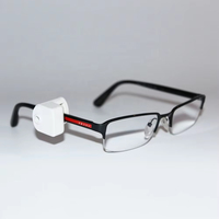 Etiqueta Antirrobo para Gafas, Mini Etiqueta de Seguridad Óptica EAS para Gafas, Plástico ABS de Alto Rendimiento, Compatible con 58Khz/8.2mhz, Duradera