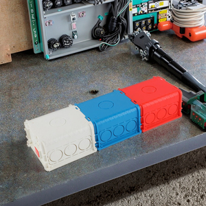 Wall Mount ABS PVC chống cháy Ổ cắm điện Cassette Outlet 86 nhựa tuôn ra chuyển đổi hộp bao vây hộp nối - Product Image 4