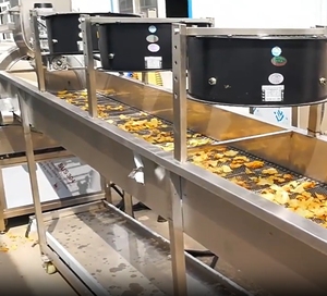 สายการผลิตมันฝรั่งทอดแบบกึ่งอัตโนมัติ500กิโลกรัม/ชั่วโมงกิโลกรัม/ชั่วโมง100กิโลกรัม/ชั่วโมงสำหรับโรงงานผลิตมันฝรั่งทอดแบบเต็ม/กึ่งอัตโนมัติ - Product Image 5