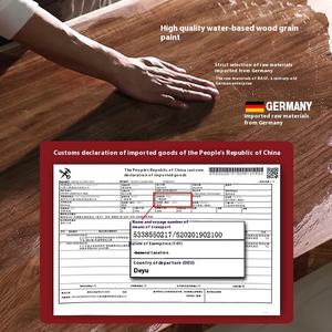 Peinture de réparation de porte en bois de couleur noyer huile de cire de bois noire <span class=keywords><strong>vernis</strong></span> de meubles à base d'eau peinture de motif de bois remis à neuf - Product Image 4