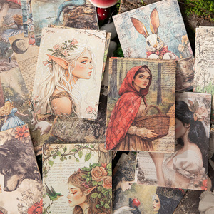 Trong kho 30 tờ Retro loạt trang trí cắt dán giấy ghi chú Giấy Thủ Công tuổi du lịch tin nhắn ghi nhớ quảng cáo tuổi già - Product Image 2