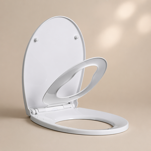Siège de toilette rond blanc pour enfants et familles, en PP, design populaire, best-seller sur le marché européen - Product Image 1