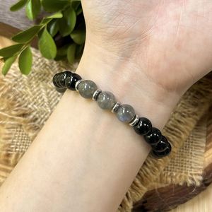 Natural Stone <b>Bracelet</b> Colorful Glass Beaded Business Prosperity Innovative Best Seller Maintenance Tips Card - Product Image 5