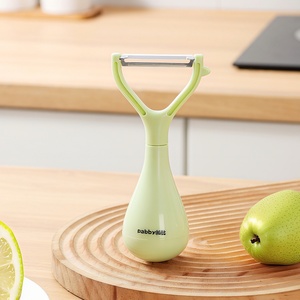 Éplucheur à pommes de terre en acier inoxydable avec logo/couleur personnalisés, couteau à éplucher manuel pour fruits et légumes, pour une utilisation en cuisine - Product Image 6