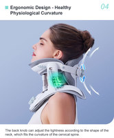Soporte de Cuello Ajustable Vertical Directo de Fábrica para Oficina y Dispositivo de Tracción Cervical Eficaz