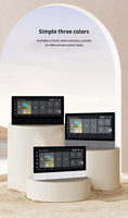 Dernier écran tactile intelligent en aluminium IPS de 6 pouces d'Angelo pour la maison intelligente Zigbee, panneau de commande central, interrupteurs muraux