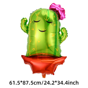 Globos de Aluminio con Diseño de Carnaval <span class=keywords><strong>Mexicano</strong></span>, Decoración para Fiestas, Cactus, Rollo de Maíz, Festival <span class=keywords><strong>Mexicano</strong></span> Wild Shout - Product Image 1