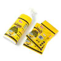 Étiquette thermorétractable en plastique PVC PET personnalisée, imperméable, pour bouteille de jus, emballage rétractable