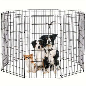 Enclos pour animaux de compagnie, pliable, pour intérieur et extérieur, avec cryptage renforcé, <span class=keywords><strong>cage</strong></span> à poules, <span class=keywords><strong>cage</strong></span> à lapins, enclos pour poulets, enclos pour chiens, <span class=keywords><strong>cage</strong></span> pour ours Kirby. - Product Image 6