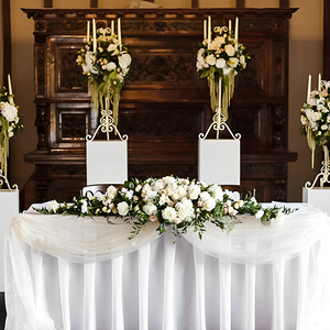 Decoración DE BODA romántica y memorable Diseños de rodapiés de mesa hermosos y duraderos para un evento impresionante - Product Image 3