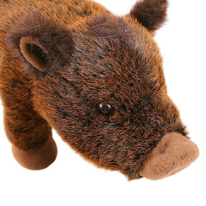 ตุ๊กตาหมูป่าซาฟารีเหมือนจริง นุ่มพิเศษ ผลิตจากโรงงานโดยตรง ใยฝ้าย PP มาตรฐาน EN71 ปรับแต่งได้ ของเล่นเด็กคลายเครียด - Product Image 2