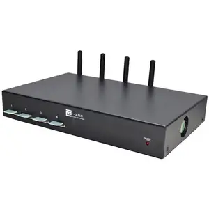 Ucuz IP PBX ve çağrı merkezi çözüm voip ürün 4 port port E1 dijital gsm ağ geçidi