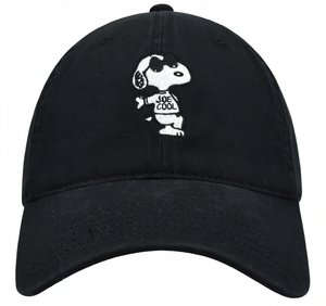 Casquette de baseball noire à 5 panneaux avec logo brodé, ajustable, unisexe, pour le sport et les loisirs, idéale pour l'extérieur - Product Image 1