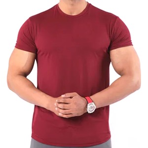 Camiseta de Manga Corta Casual Personalizable, Transpirable y de Secado Rápido, Cuello Redondo, Color Sólido, para Hombre, Tejido de Alta Calidad, 100% Algodón - Product Image 6