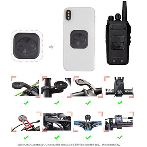 Adaptateur adhésif pour compteur vélo compatible avec <span class=keywords><strong>support</strong></span> <span class=keywords><strong>Garmin</strong></span> Bryton <span class=keywords><strong>support</strong></span> <span class=keywords><strong>GPS</strong></span> téléphone base facile à installer - Product Image 3