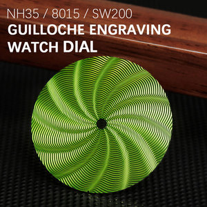 Đồng hồ quay số guilloche tấm khắc nhà sản xuất biểu tượng tùy chỉnh kích thước màu Tương thích với 8215 9015 SW200 nh35 2824 7750 - Product Image 2