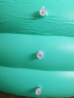 Piscine en PVC écologique Piscine d'accouchement portable pour mamans enceintes à domicile Doublure avec siège